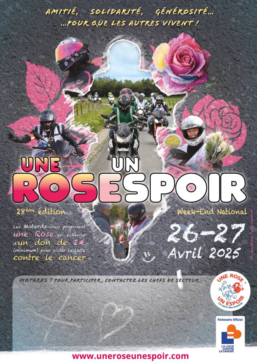 une rose un espoir 1 affiche rose 2025